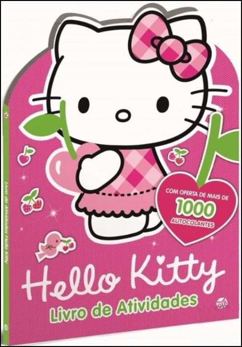 Hello Kitty (Oferta de Autocolantes e Malinha Plumas)