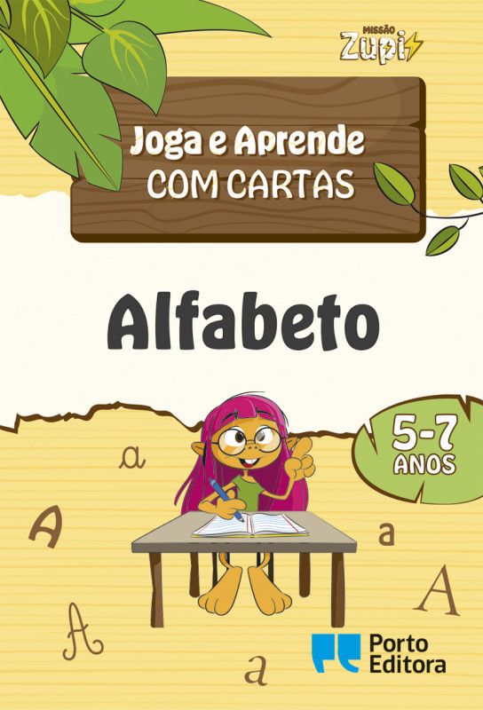 MISSÃO Zupi - Alfabeto - Joga e Aprende com cartas - 5-7 anos
