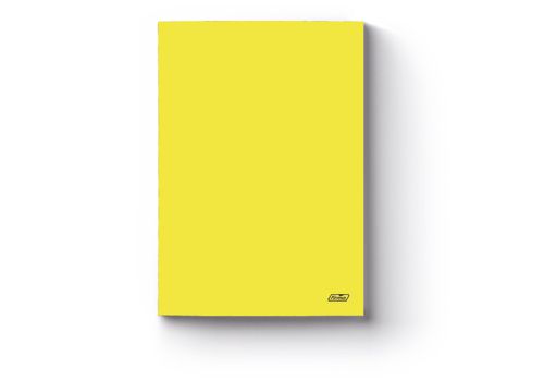 Cad. Agraf.A4 Capa Amarelo Spring 60Fls Paut. 