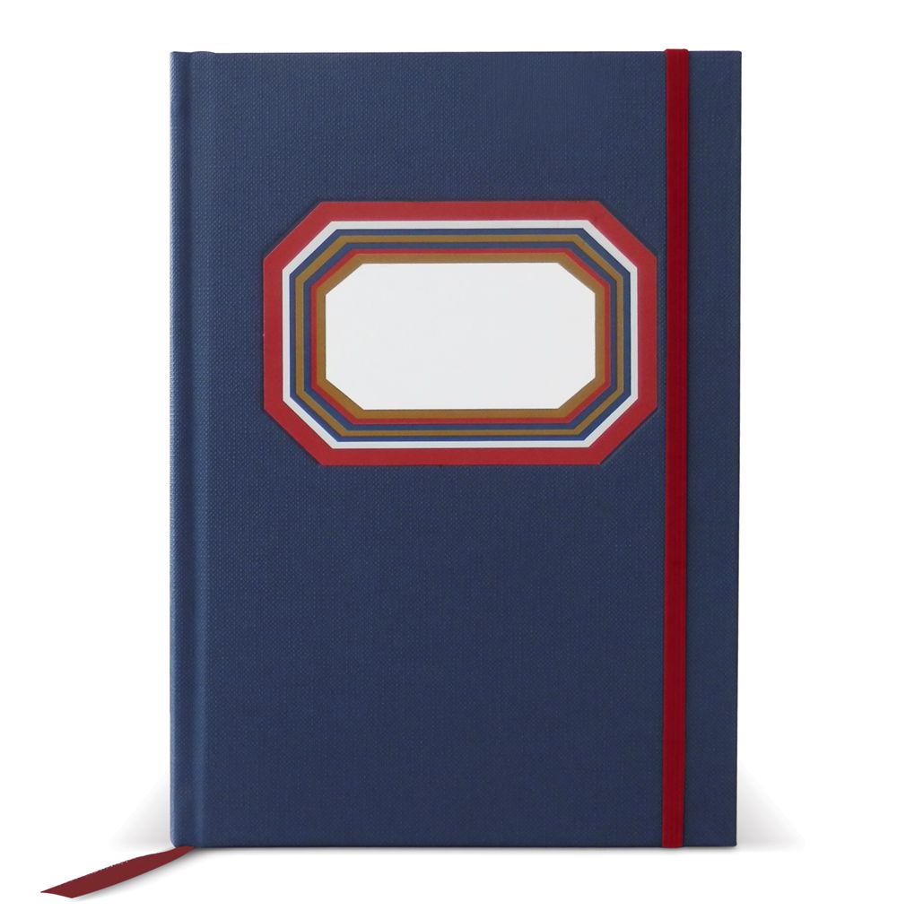 Caderno Azul 96F 10,5X14,4 Elast.Vm.Liso