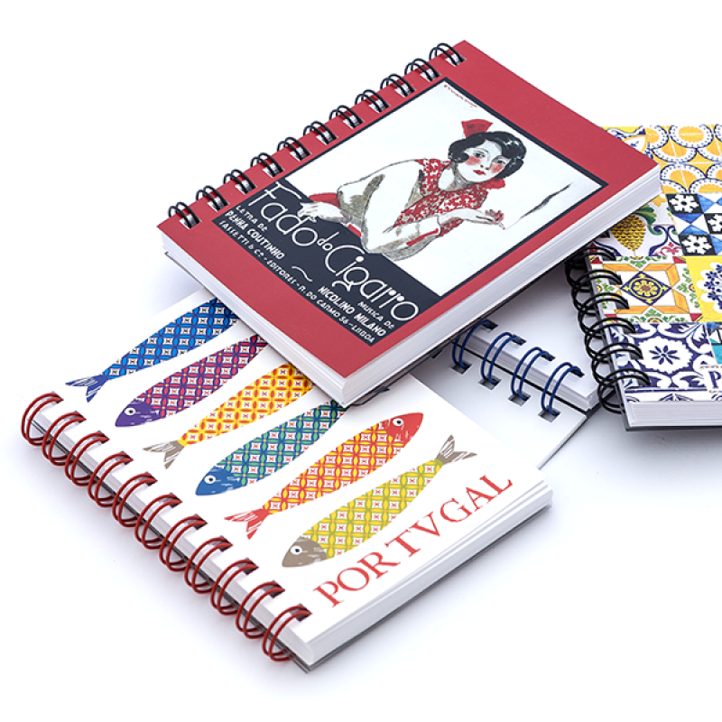 Caderno A6 de argolas