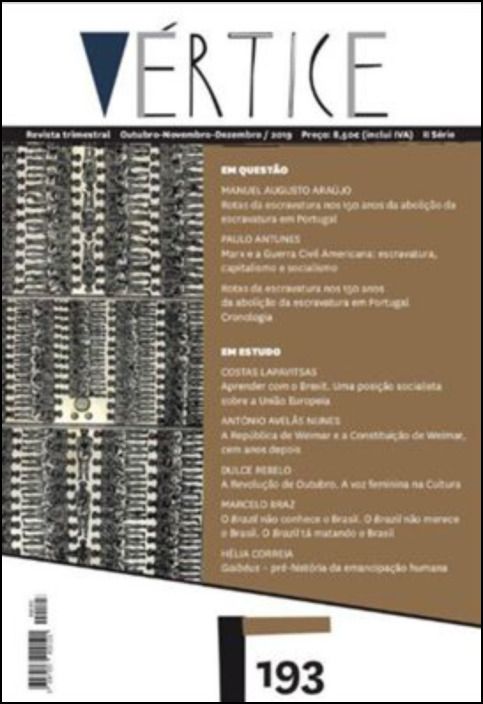 Vértice N.º 193 II série - Outubro / Novembro / Dezembro