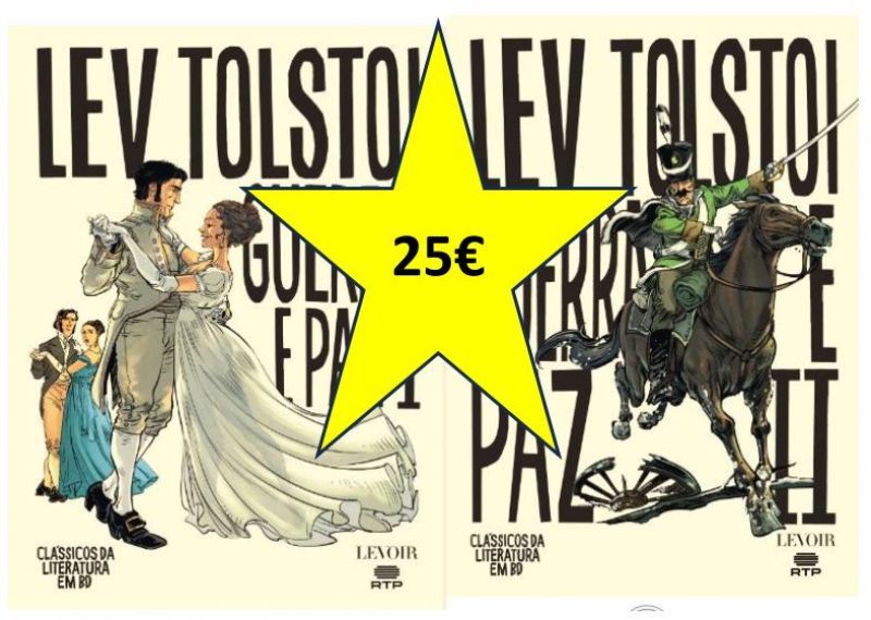 Pack Clássicos da Literatura em BD - Guerra e Paz I e II