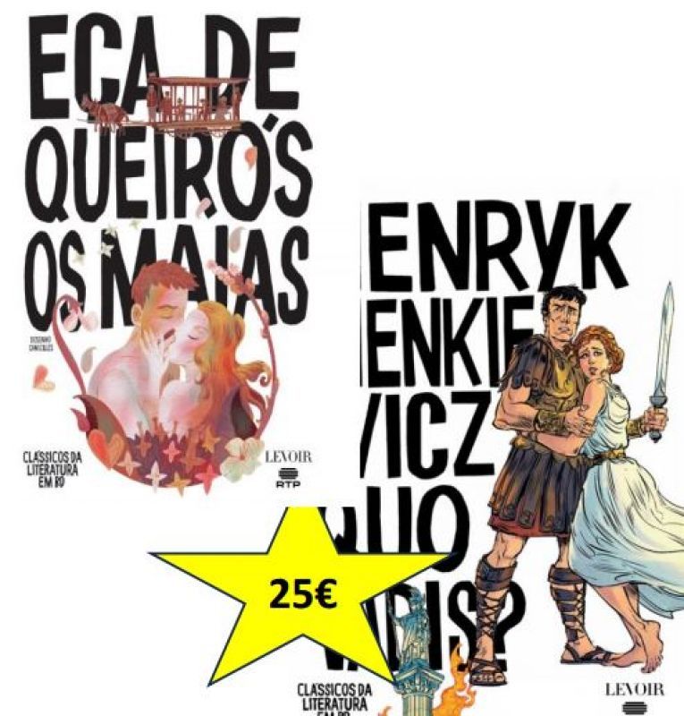 Pack Clássicos da Literatura em BD - Maias / Quo Vadis?
