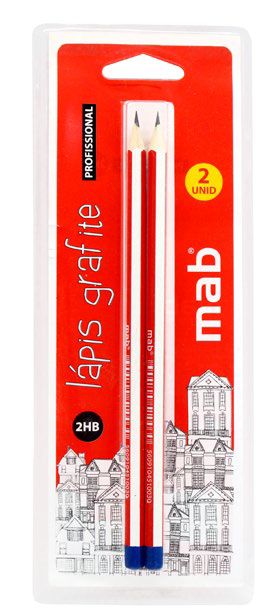 Lapis Grafite 2Hb Mab Blt C/2 