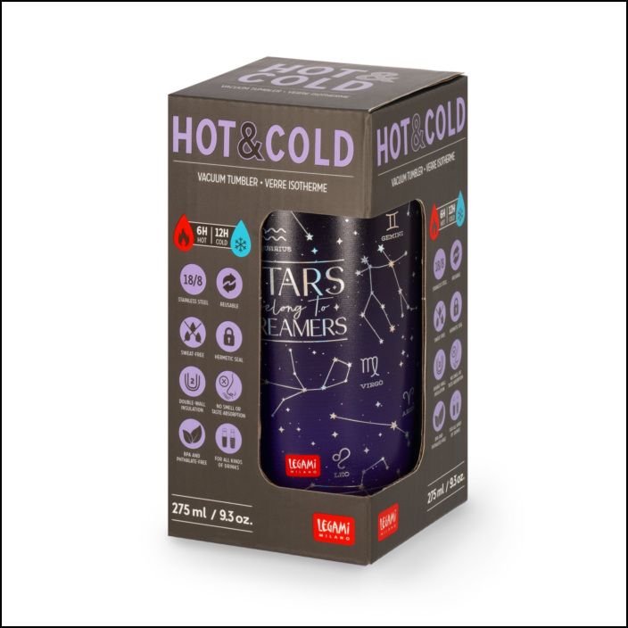 Vacuum Tumbler - Hot & Cold - Tumbler - Stars