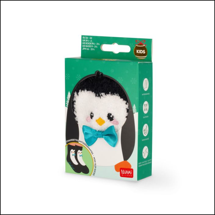 It´s a Match! - Non-Slip Socks - Penguin - Criança
