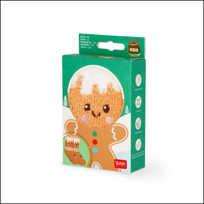 It´s a Match! - Non-Slip Socks - Gingerbread - Criança