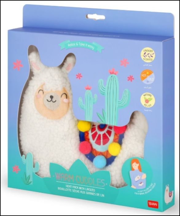 Heat Pack with Linseed - Warm Cuddles - Llama