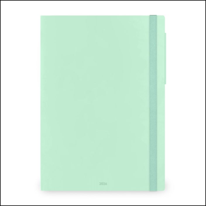 12-Month Diary - 2026 - Maxi Weekly Diary - Pastel Mint