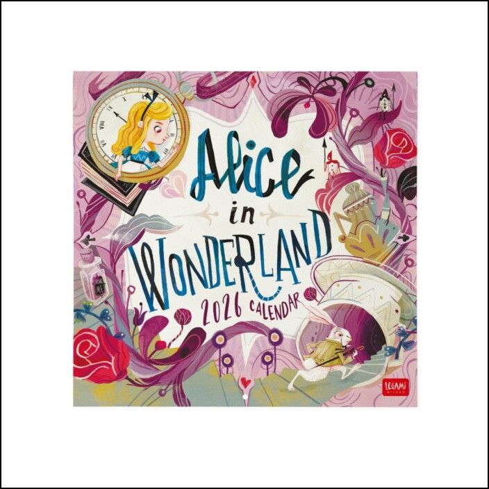 2026 Wall Calendar - Alice in Wonderland - 30x29