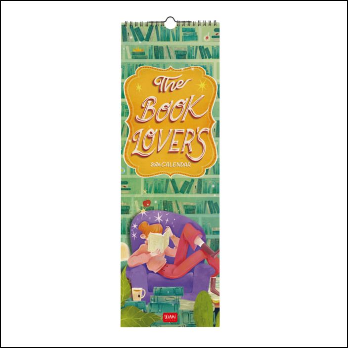 2026 Wall Calendar - Book Lover's - 16x49