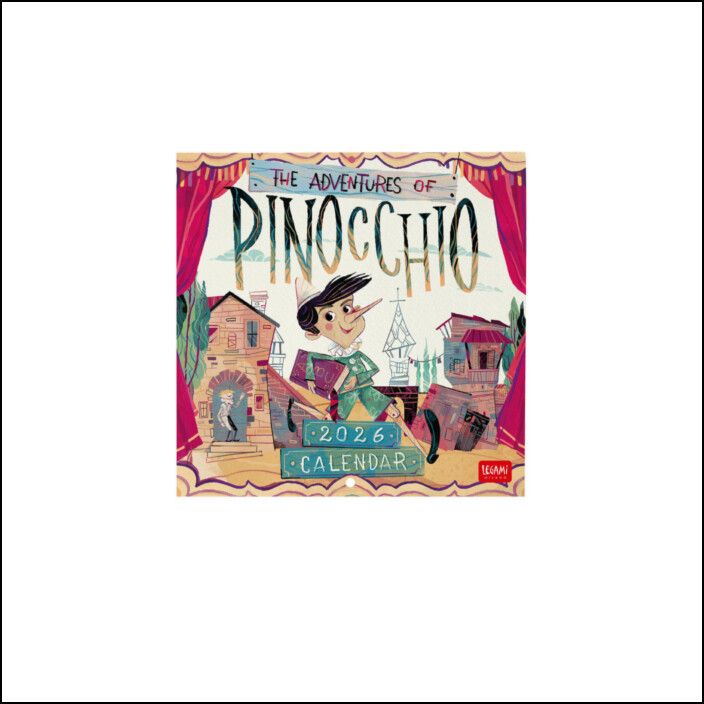 2026 - Wall Calendar - Pinocchio - 18x18
