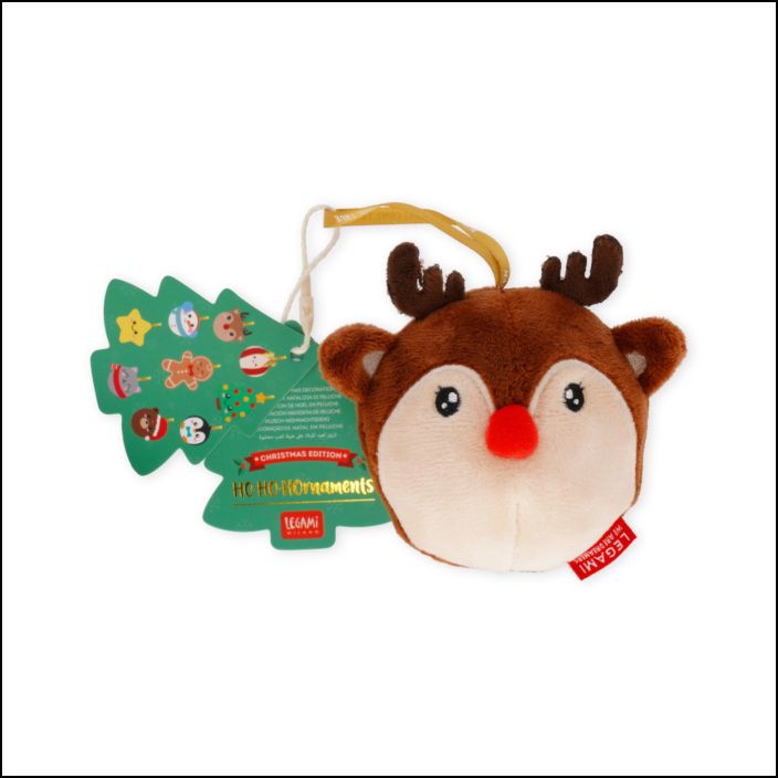 Plush Christmas Decoration - Oh-Oh-Ohrnaments - Reindeer
