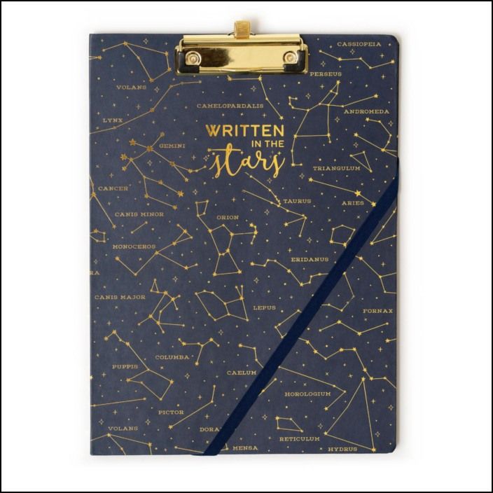 Clipboard Folder - Take Note - Stars
