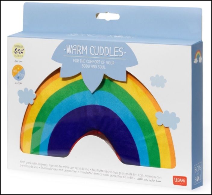 Heat Pack with Linseed - Warm Cuddles - Rainbow