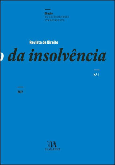 Revista de Direito da Insolvência - N.º 1 - 2017