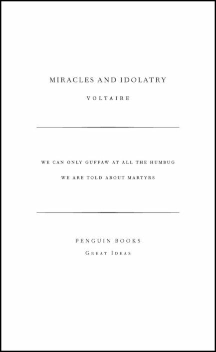 Miracles And Idolatry