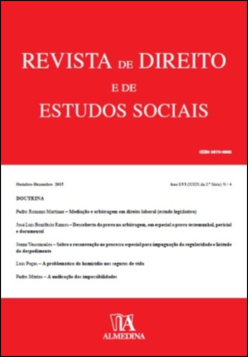 Revista de Direito e Estudos Sociais 4 (2015)