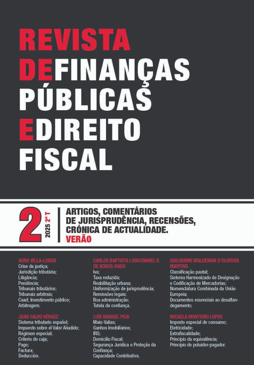 Revista de Finanças Públicas e Direito Fiscal 2025 - 2º
