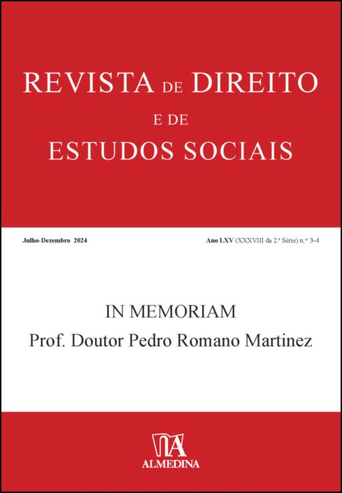 Revista de Direito e Estudos Sociais 3-4 (2024)