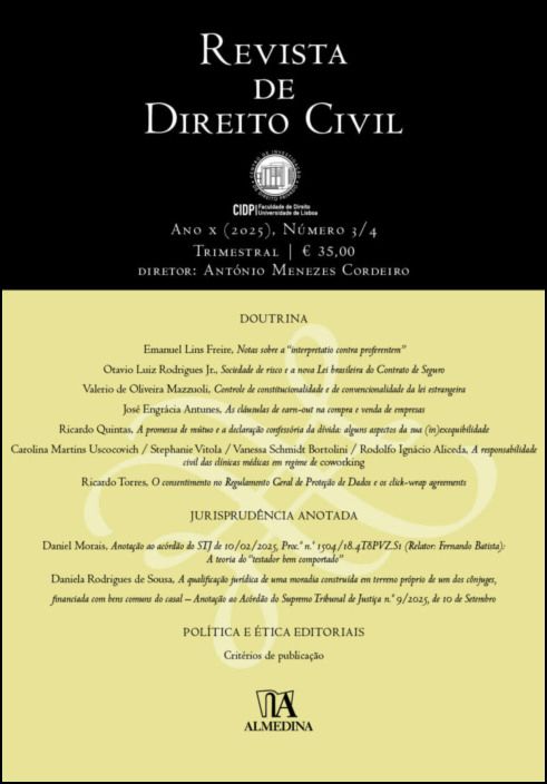 Revista de Direito Civil nº 3/4 (2025)