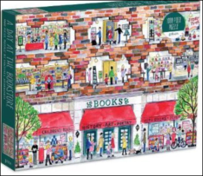 Michael Storrings A Day at The Bookstore 1000 Pieces