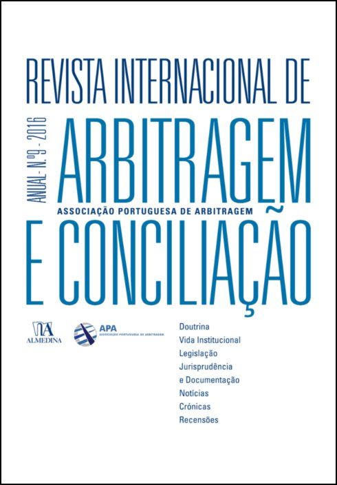 Revista Internacional de Arbitragem e Conciliação - Nº 9 - 2016