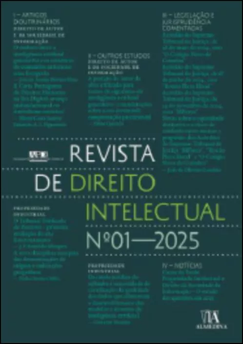 Revista de Direito Intelectual - Nº 1 - 2025