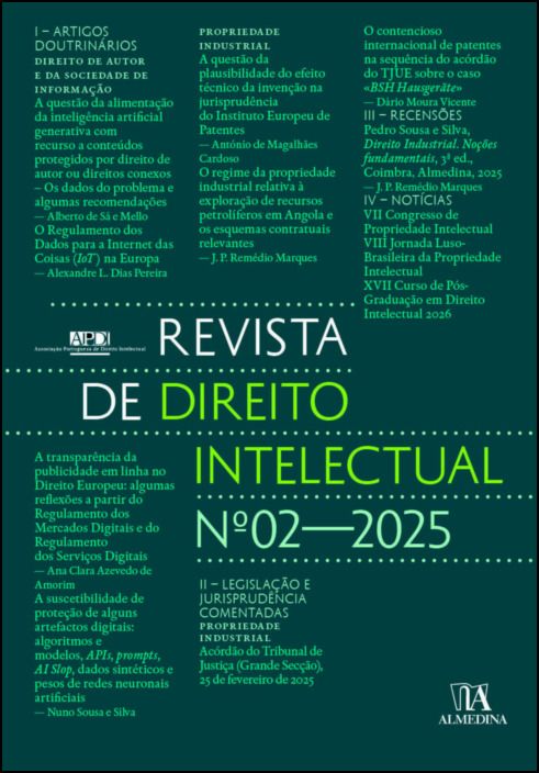 Revista de Direito Intelectual - Nº 2 - 2025