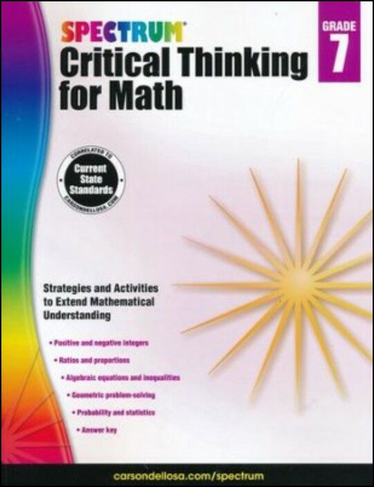 Spectrum Critical Thinking for Math Grade 7