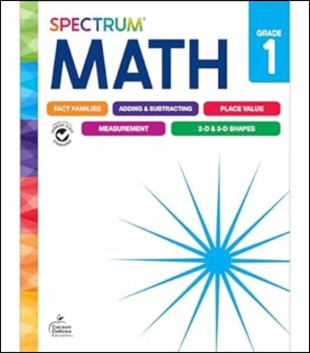 Spectrum Math Workbook Grade 1