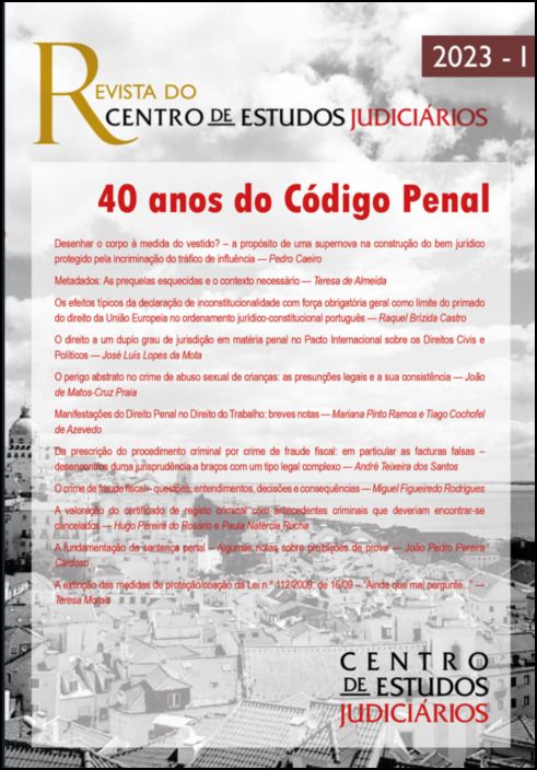 Revista do CEJ N.º 1 - 2023