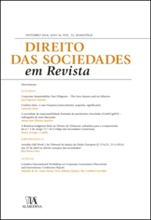 Direito das Sociedades em Revista N.º 32