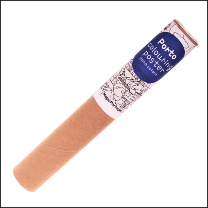 Poster Colorir Porto 70 X 24 cm (Tubo)