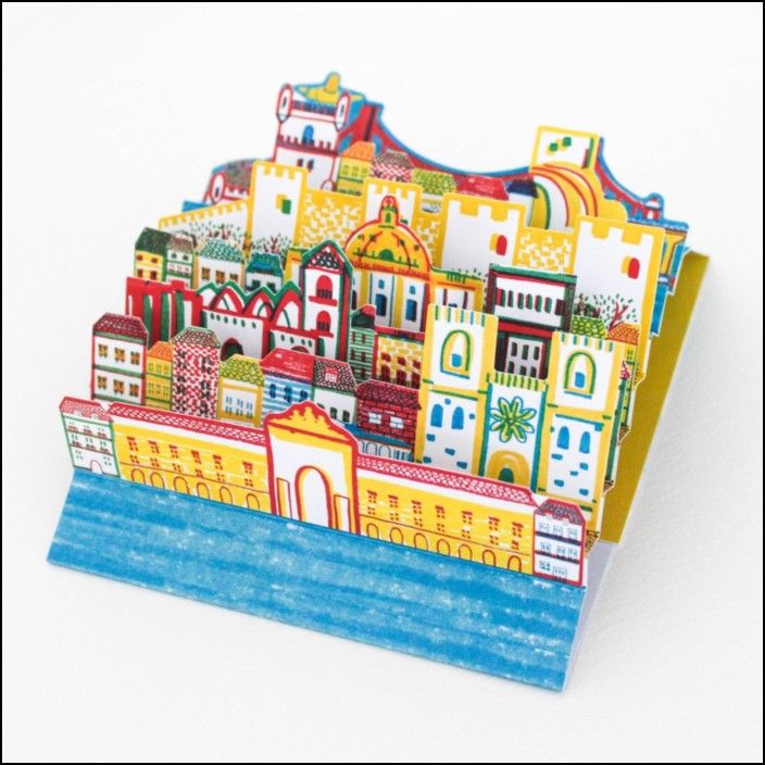 Harmónio Lisboa - Postal 3D 38x12 Cm