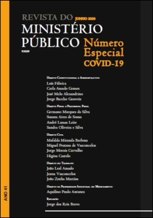 Revista do Ministério Público - Junho 2020 - Número Especial Covid-19 