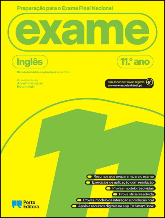 Preparação para o Exame Final Nacional - Inglês - 11.º Ano