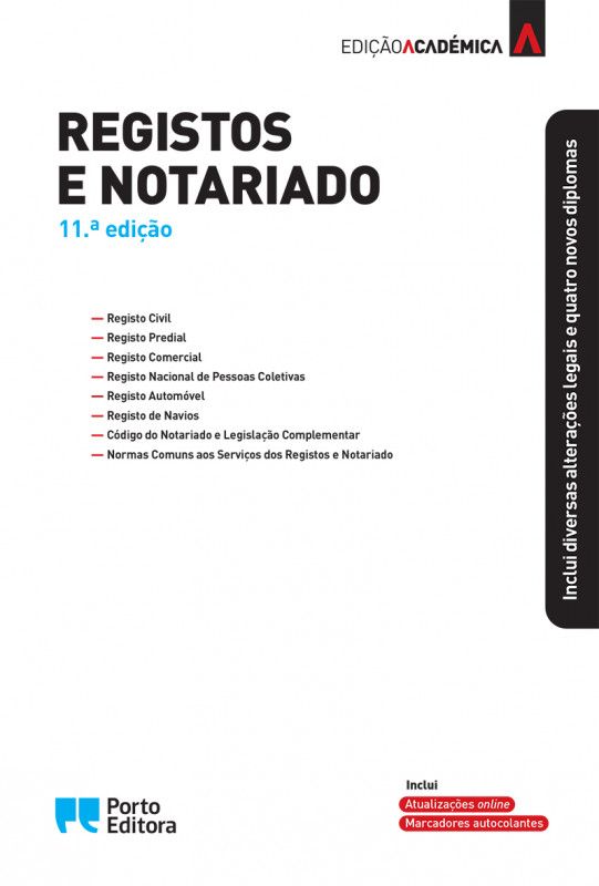 Registos e Notariado - Edição Académica