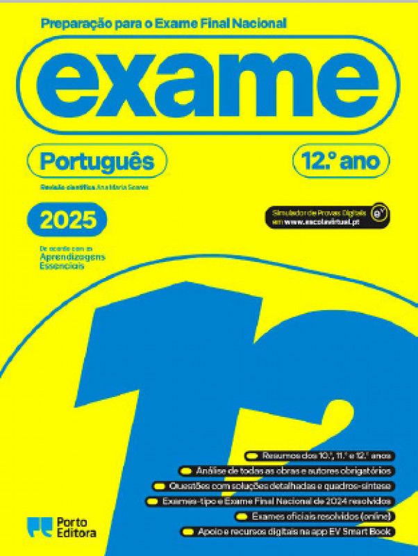 Preparação para o Exame Final Nacional 2025 - Português - 12.º Ano  