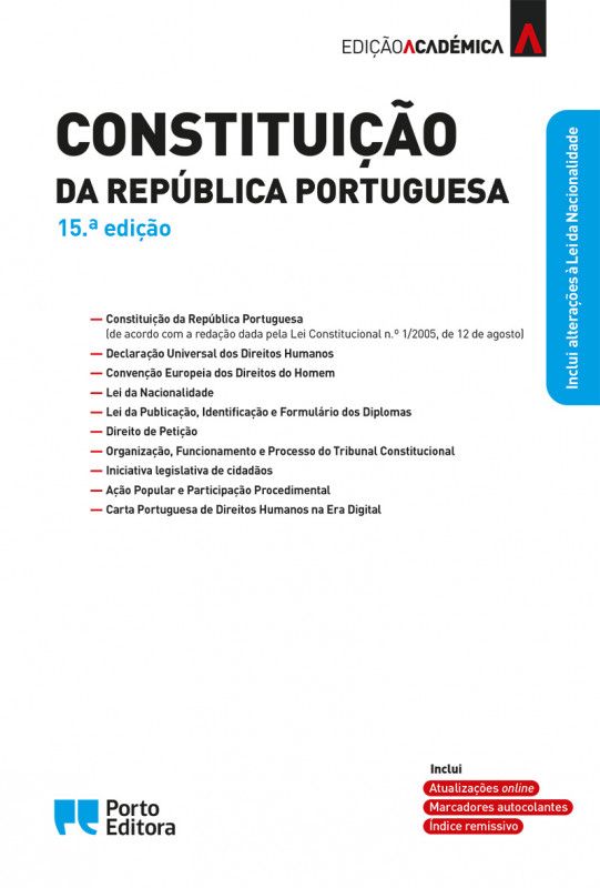 Constituição da República Portuguesa - Edição Académica