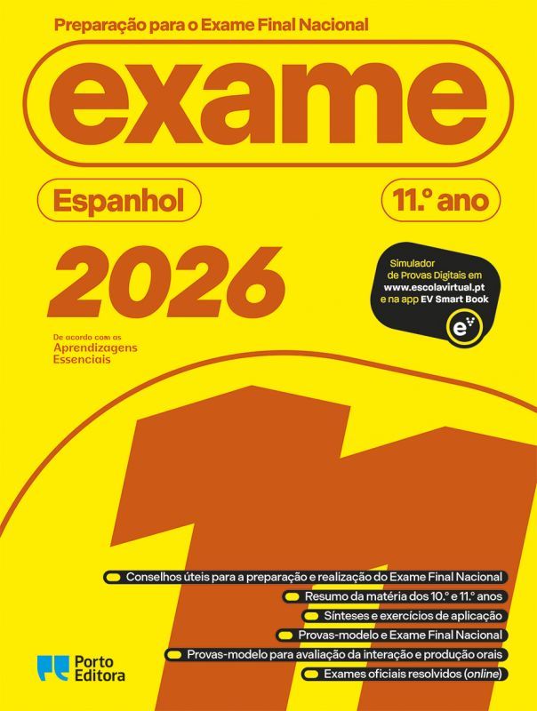 Preparação para o Exame Final Nacional 2026 - Espanhol - Iniciação - 11.º Ano