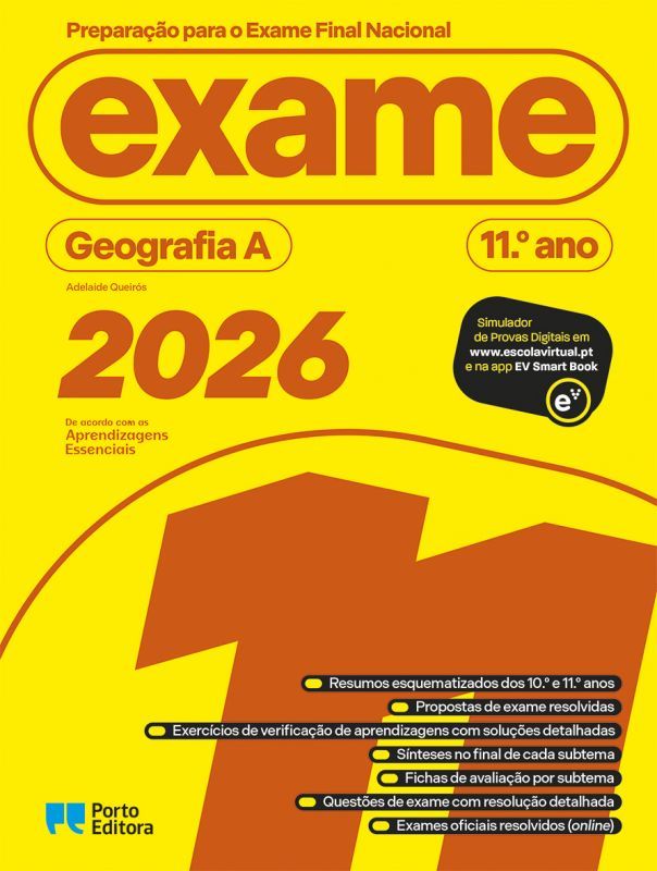 Preparação para o Exame Final Nacional 2026 - Geografia A - 11.º Ano