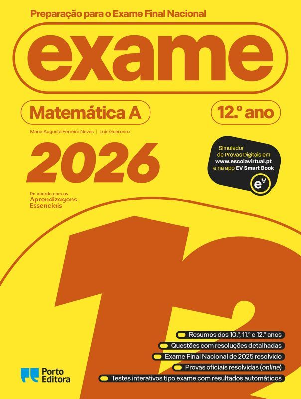 Preparação para o Exame Final Nacional 2026 - Matemática A - 12.º Ano