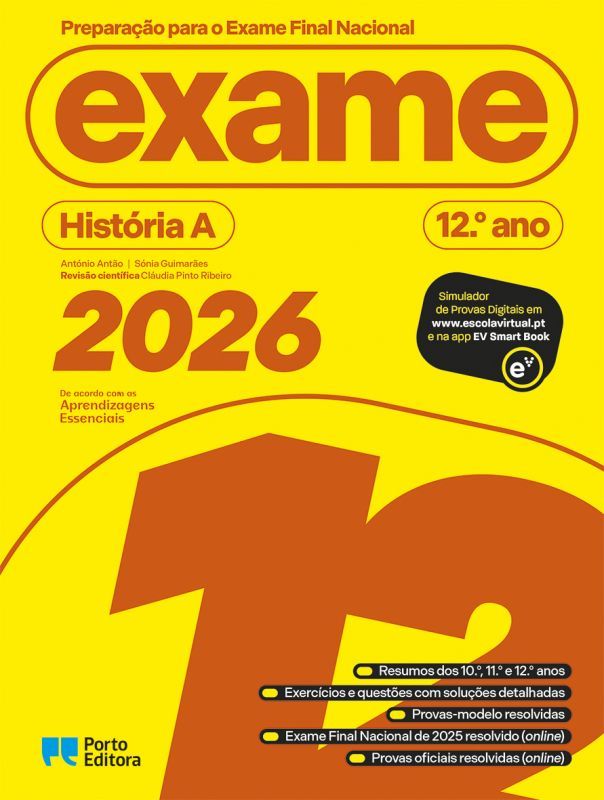 Preparação para o Exame Final Nacional 2026 - História A - 12.º Ano
