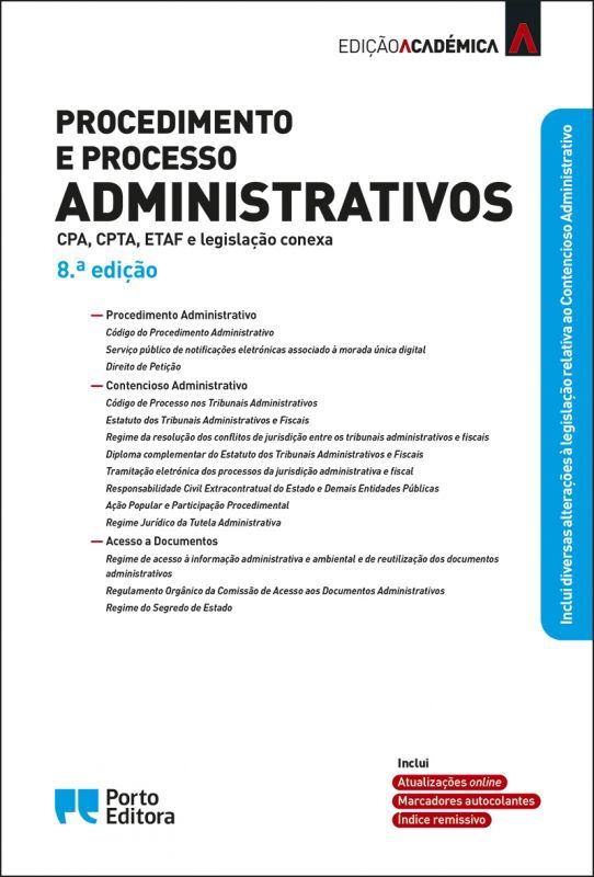 Procedimento e Processo Administrativos - Ed. Académica