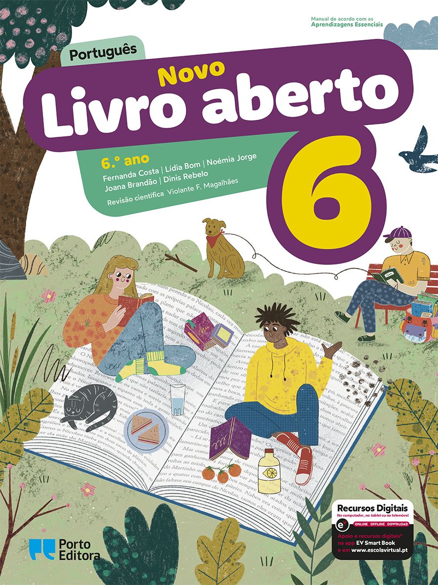 Novo Livro aberto - Português - 6.º Ano