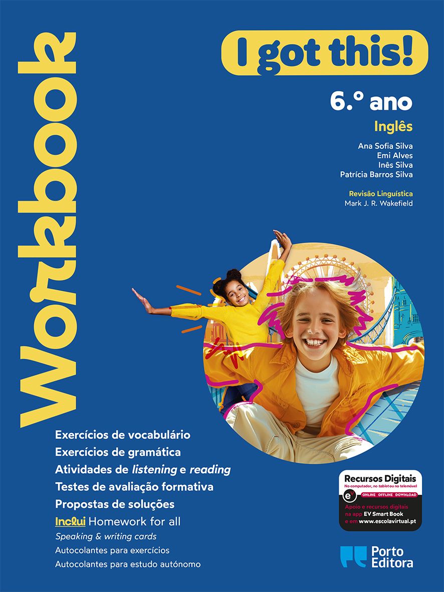 Workbook/Homework for all - I got this! - Inglês - 6.º Ano