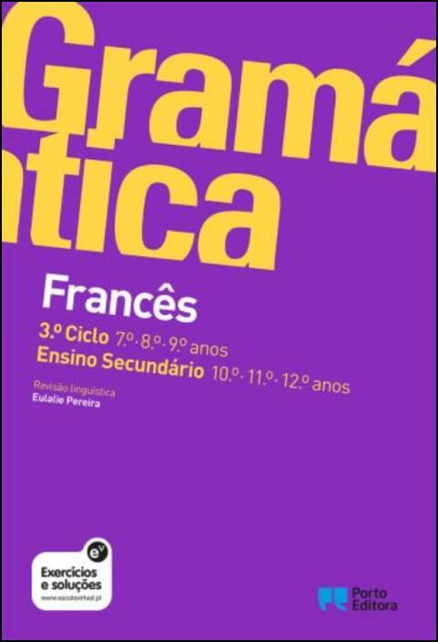 Gramática de Francês - 3.º Ciclo e Ensino Secundário 