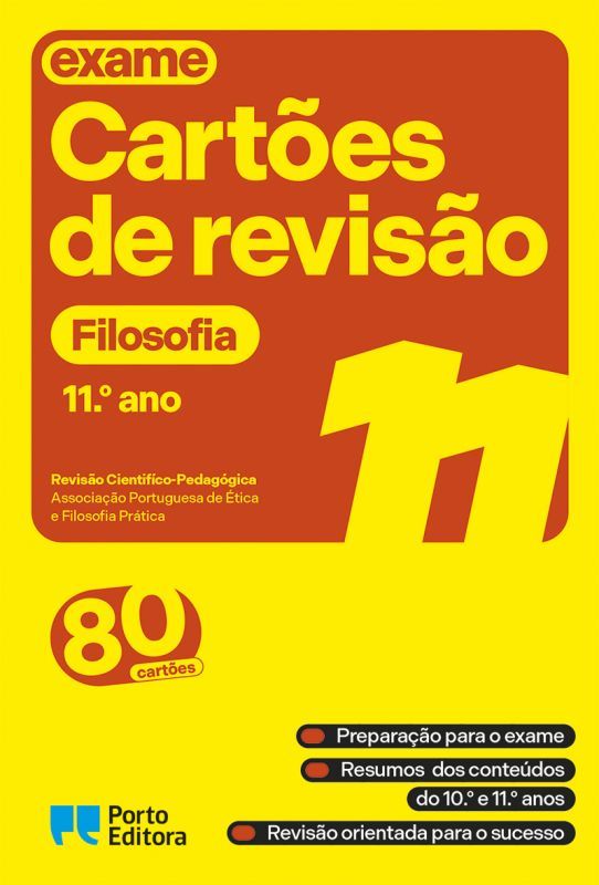 Cartões de Revisão - Livro Filosofia - 11.º Ano